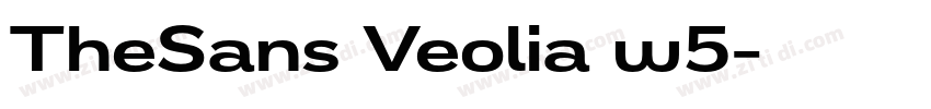 TheSans Veolia w5字体转换